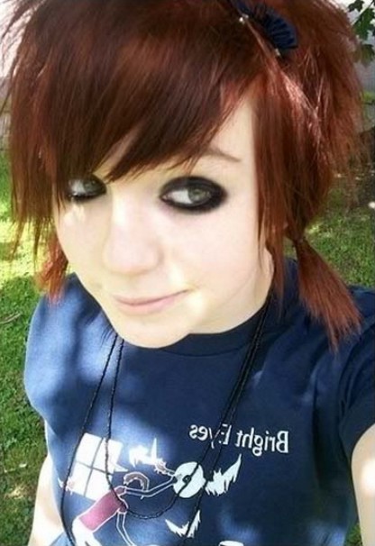 Cute Short Emo Red Hairstyle For Girls Styles Weekly