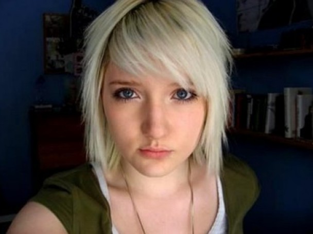 Emo Girls Short Blonde Hair Styles Weekly