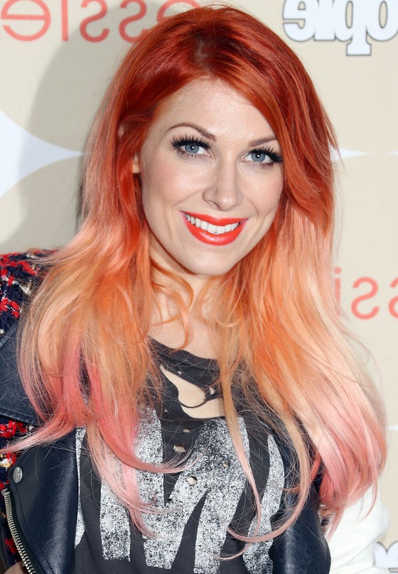 Bonnie Mckee Red To Pink Ombre Hair Styles Weekly Bonnie Mckee Red To Pink Ombre Hair
