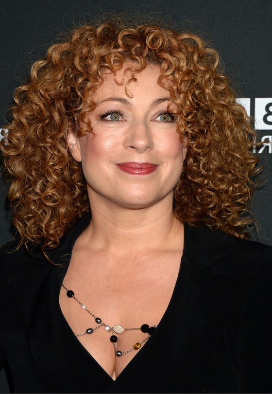 Celebrity Medium Curly Haircuts From Alex Kingston Styles