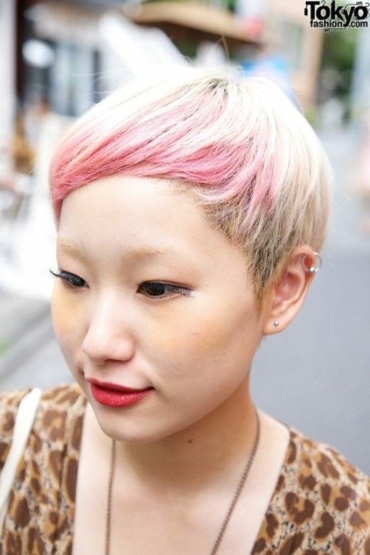 Chic Japanese Blonde To Pink Ombre Hair For Short Hair Styles Weekly