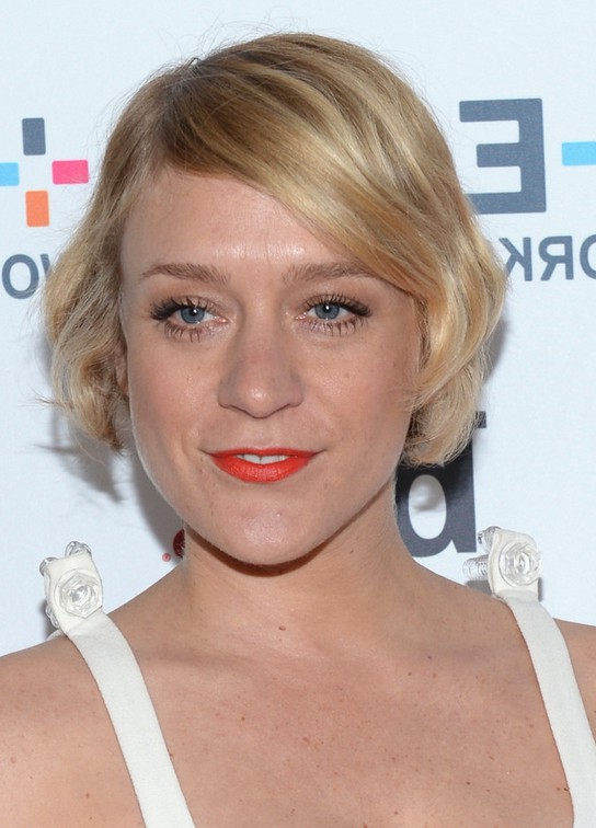 Chloe Sevigny Retro Style Short Wavy Bob Hairstyle With Bangs