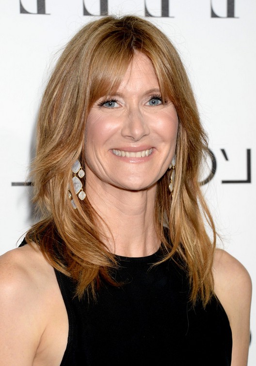 Laura Dern Shoulder Length Straight Haircut For Women Over