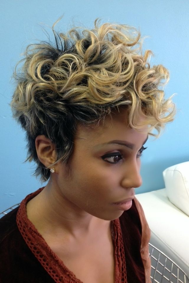 Curly Pixie Haircut - Black Women Short Hairstyles 2015