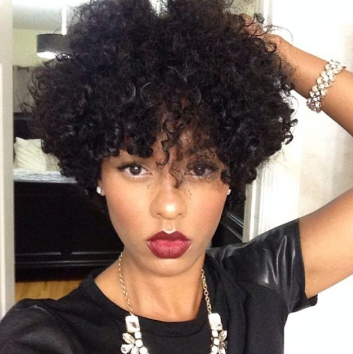 Short Natural Curly Hairstyles Black Women