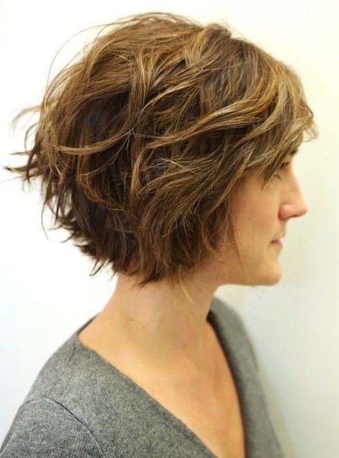 Layered Wavy Hairstyles for Short Hair: Women Haircuts Ideas 2015 