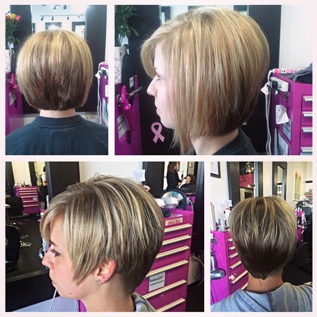Sexy Layered Short Bob Hairstyle /flickr