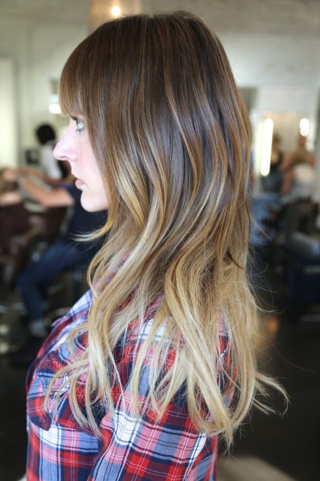 Blonde Highlights With Brown And Red Lowlights