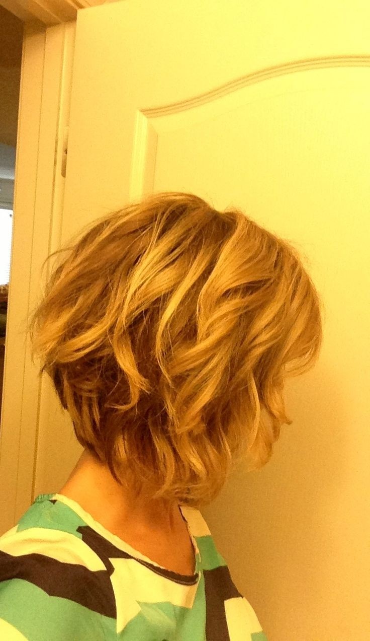 Long Wavy Inverted Bob Haircuts