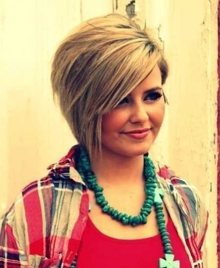 Funky Bob Hairstyles For Round Faces Hairstyles