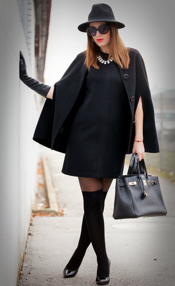 all black outfit winter