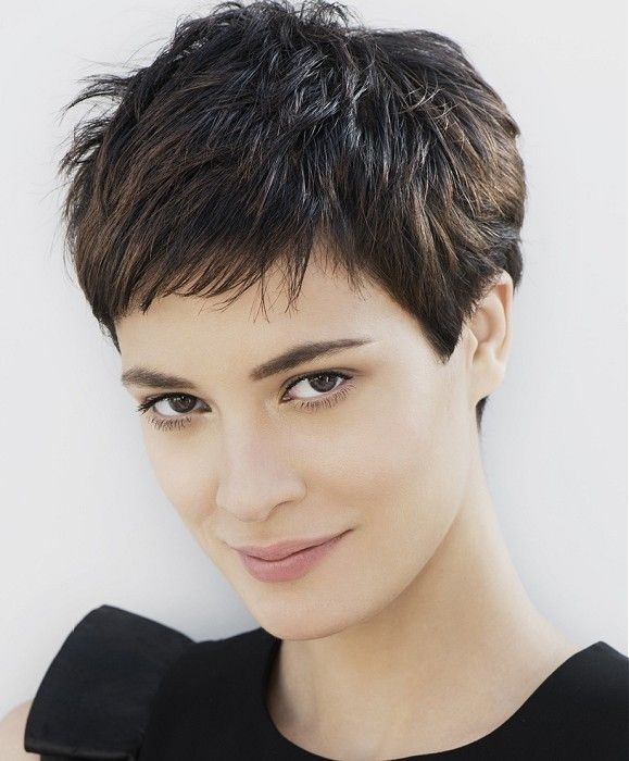 Where are images of very short female hairstyles?