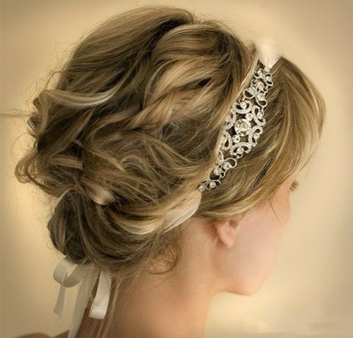 wedding updos for short hair pictures