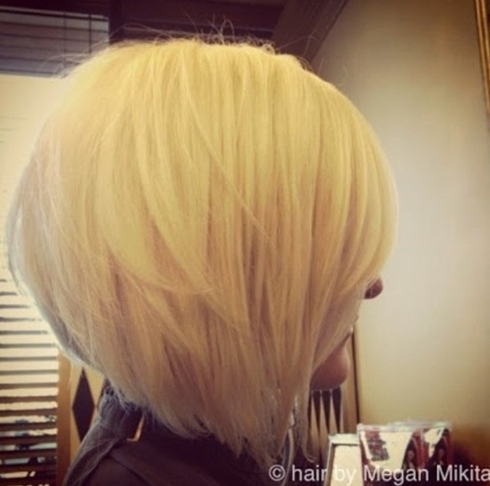 Blonde A Line Haircut 41