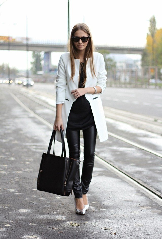 black and white elegant outfit