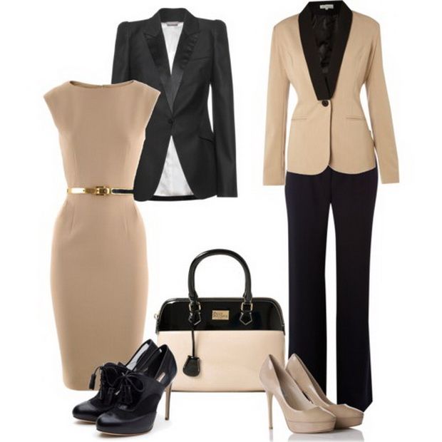 Office outfit - basic colors