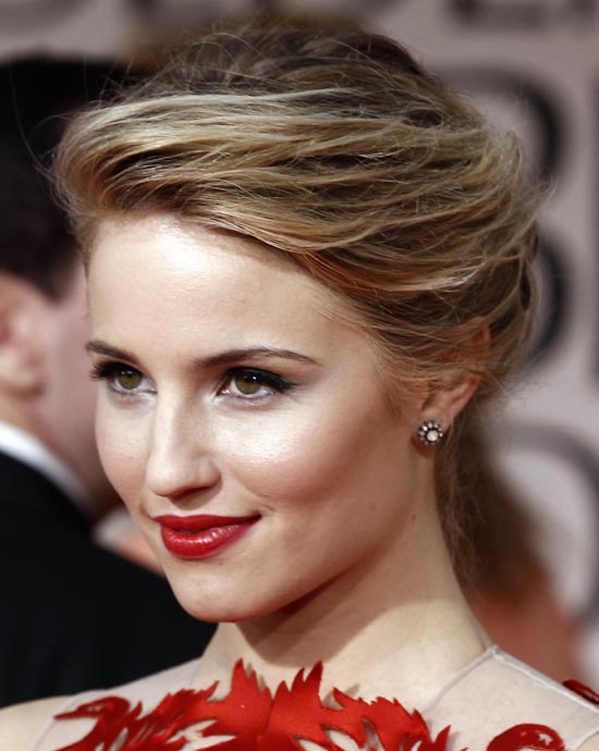 2015 Celebrity Makeup Hairstyle Ideas For Red Dresses