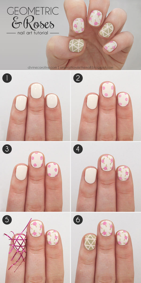15 Adorable Floral Nail Tutorials for Spring/ Summer ...