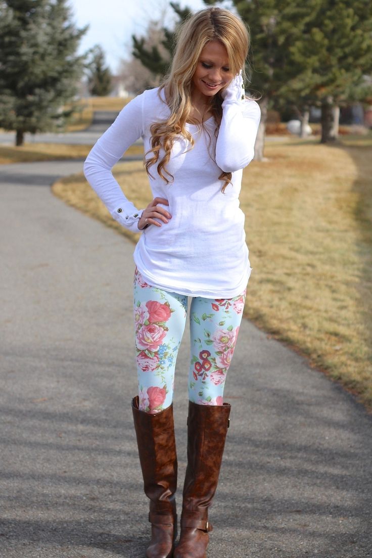 4 Fun Ways to Wear Printed Leggings