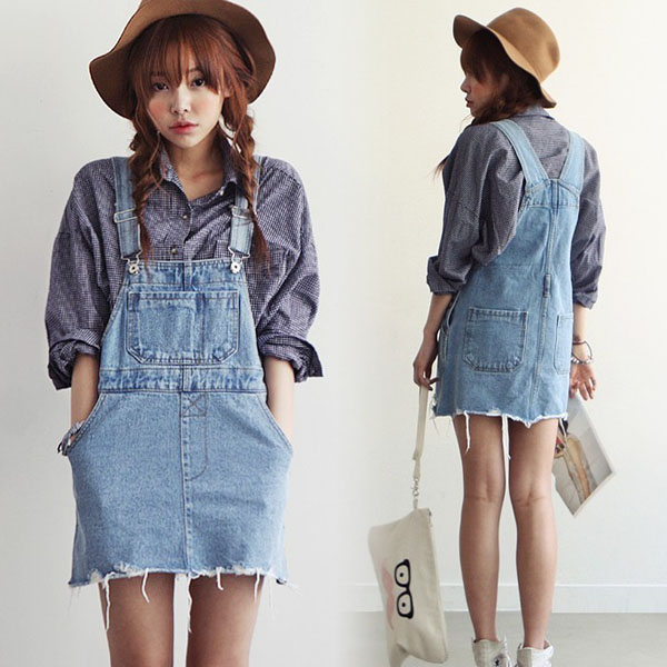 Overall Skirt Outfit - Skirts