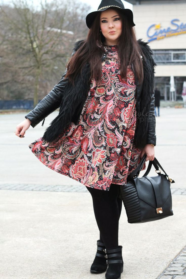 cute winter outfits for curvy figure