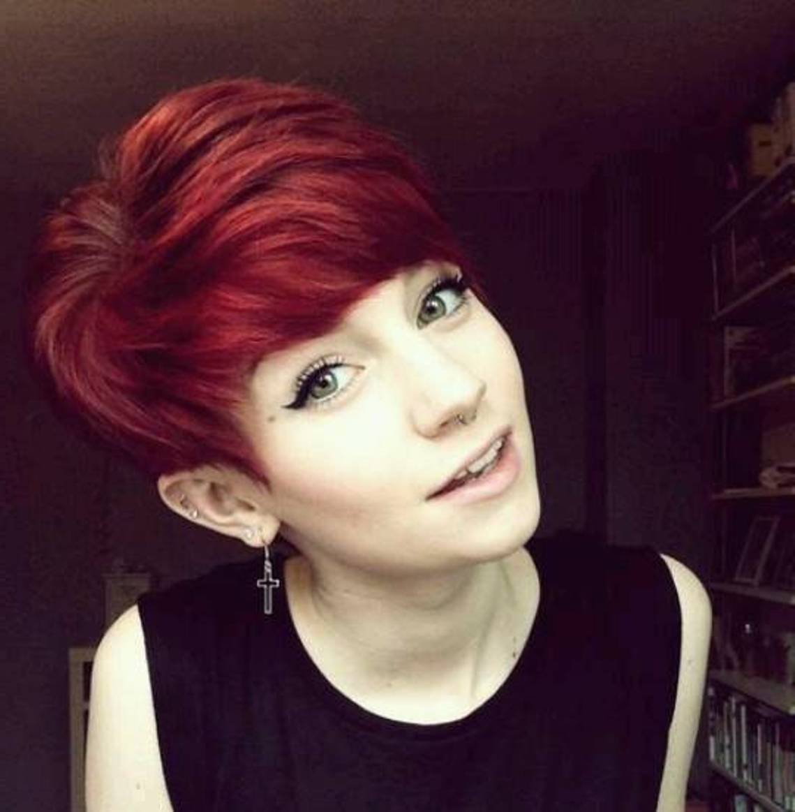 Girl With Short Red Hair