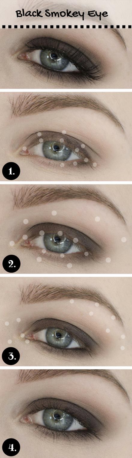 Cool Black Smoky Eyes for Summer