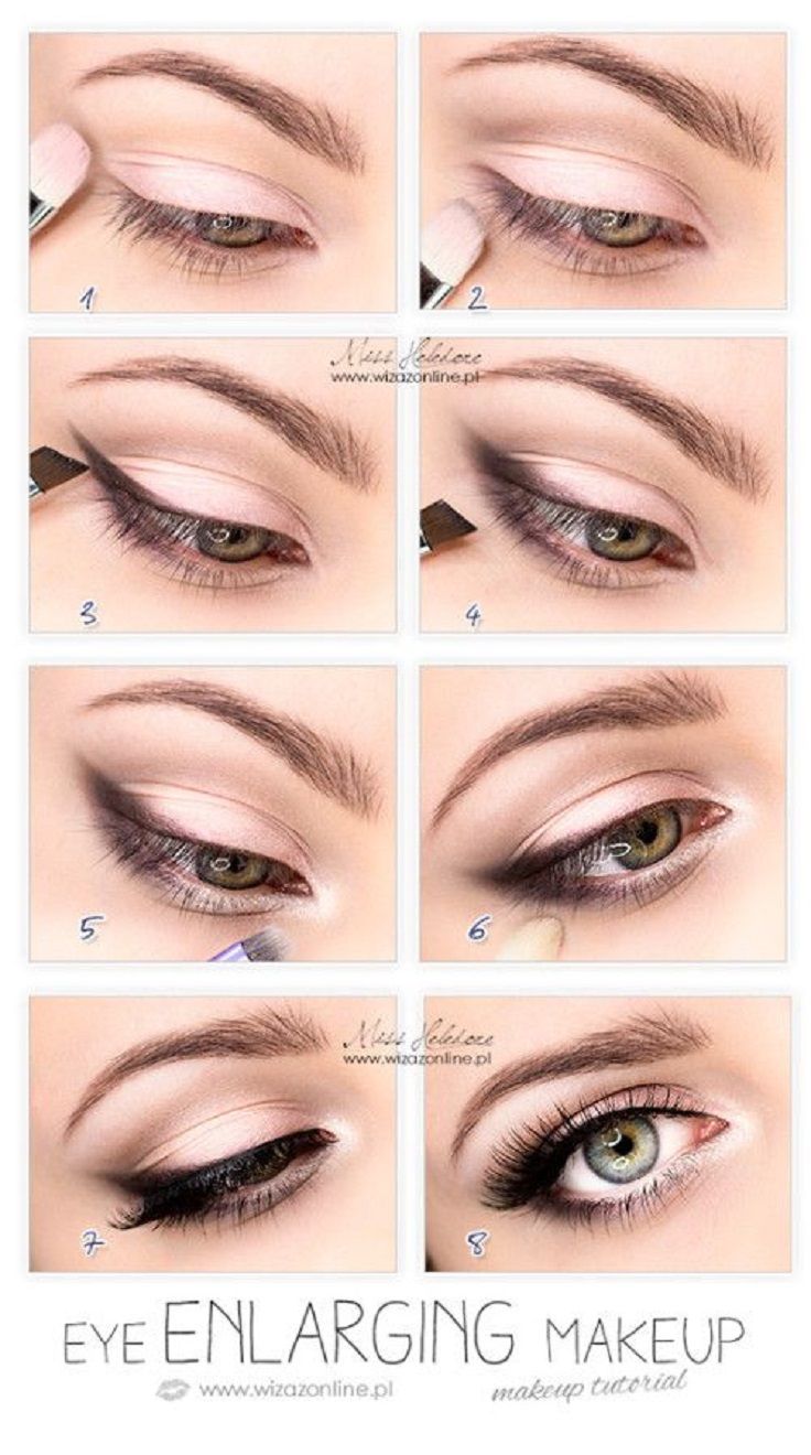 how to make your eyes appear bigger with makeup