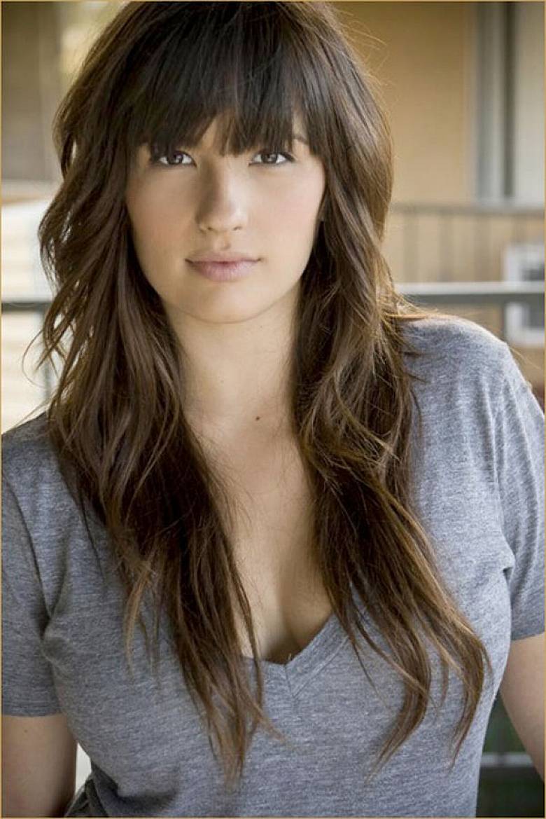 beautiful Long Hairstyles With Bangs For Thin Hair for Simple Haircut
