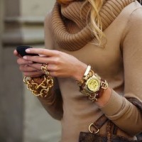 Nude turtleneck