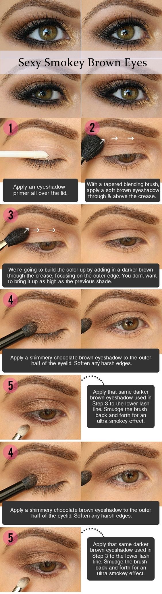 smokey eye tutorial for hazel eyes