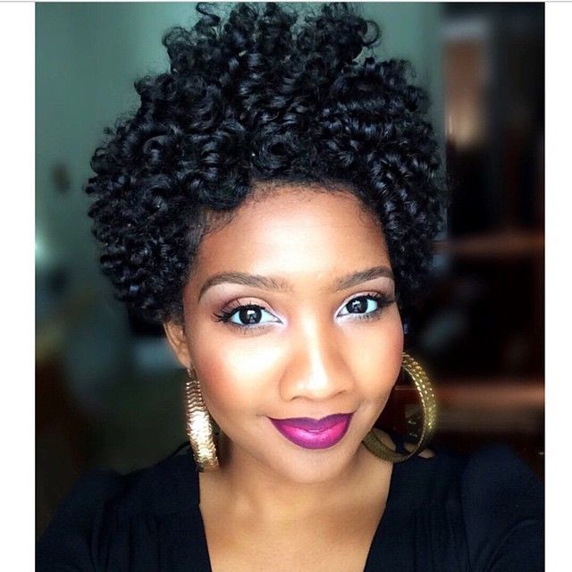 41 Cute hairstyles with short natural hair for Ladies