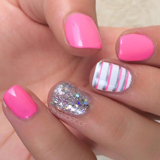 58 Amazing Nail Designs for Short Nails (Pictures) - Styles Weekly