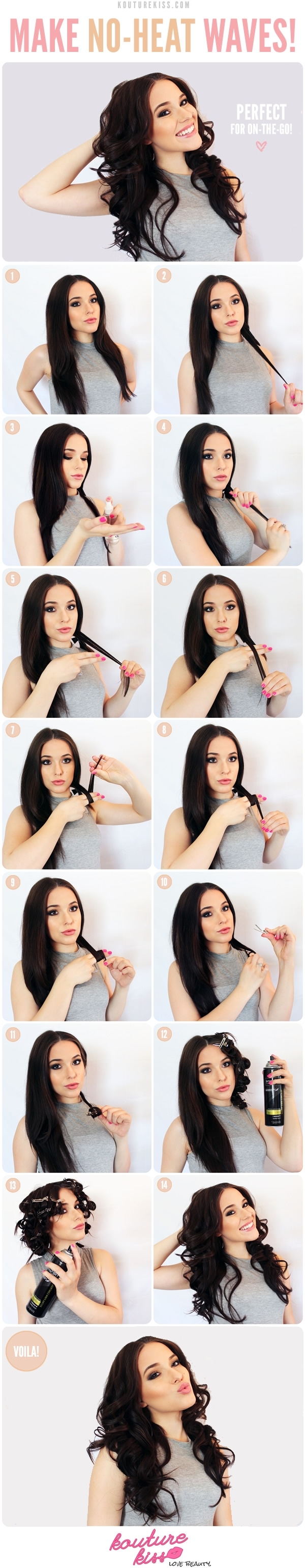 mermaid waves hair tutorial