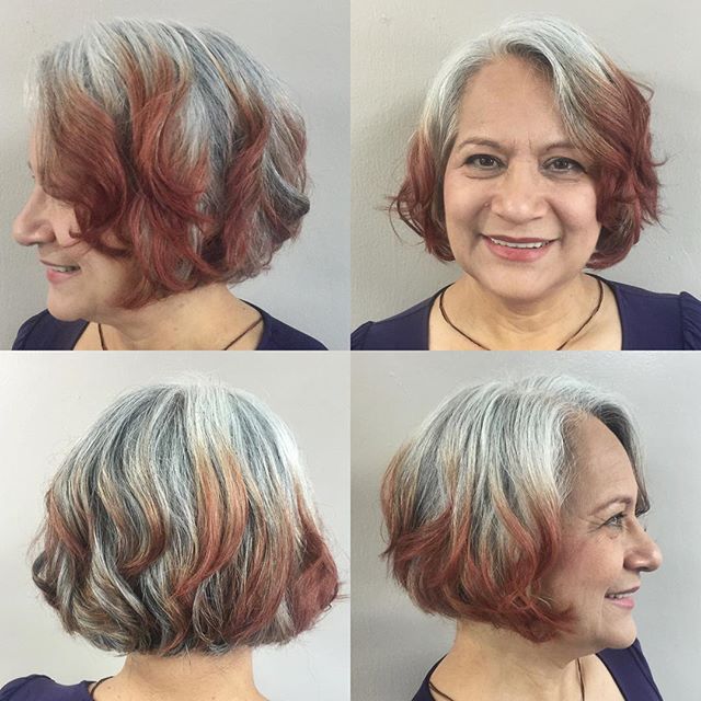 Layered Short A Line Bob Haircut For Women Over 50 Styles