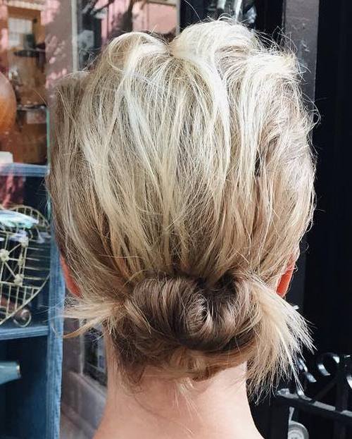 Fashonable Updo Hairstyles For Short Hair Styles Weekly