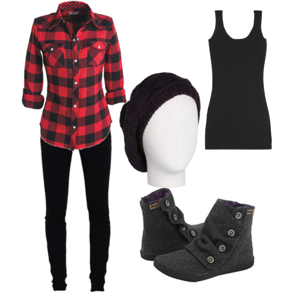 black outfits polyvore