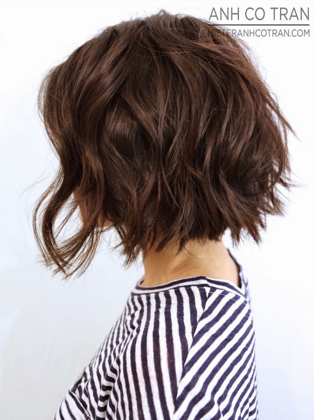 Wavy Bob Hairstyles Women Sandy Ethelind