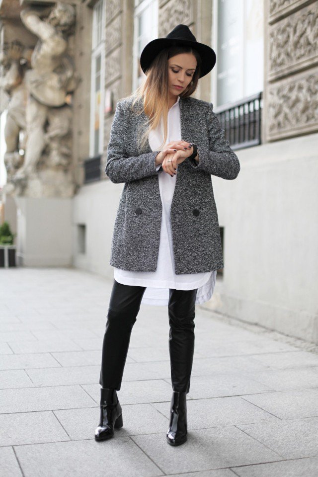 ankle boots office outfit