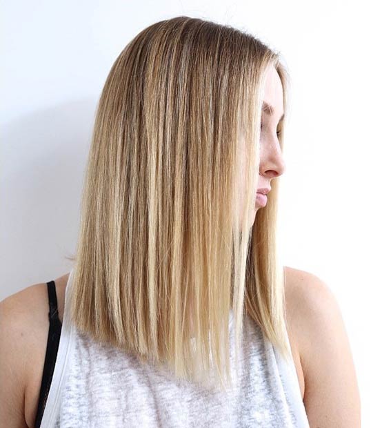 Straight Lob Haircuts For Women