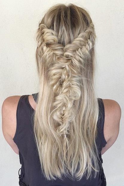 16 Fashionable Braided Half Up Half Down Hairstyles Styles