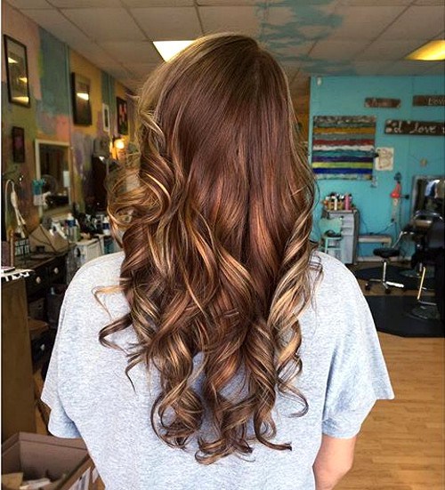 Stylish Brown Chocolate Hair With Blonde Highlights Styles Weekly