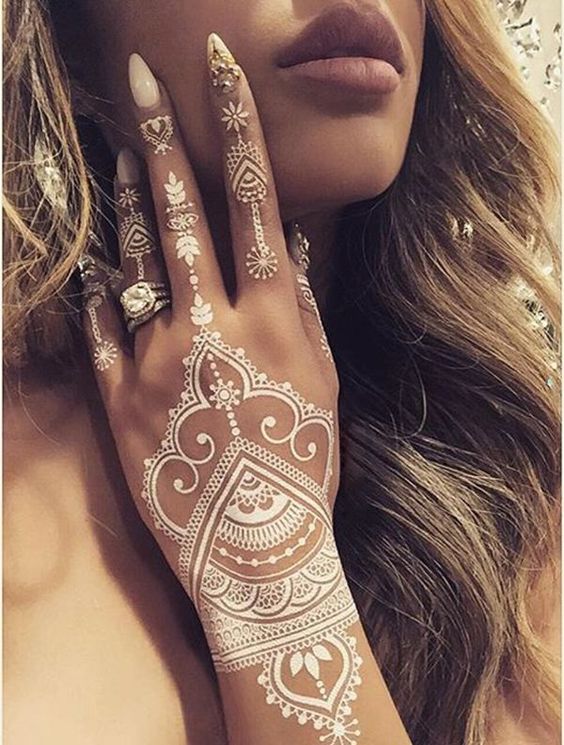 henna hand tattoos for girls