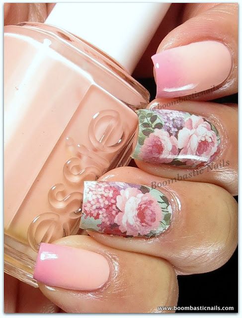 vintage flower nail art tutorial