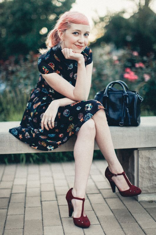 Shoes to wear with vintage outlet dress