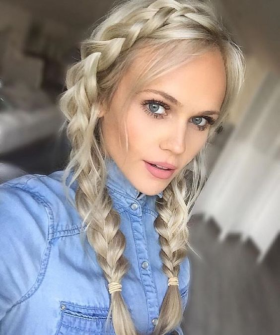 17 Chic Double Braided Hairstyles Crazyforus 5827