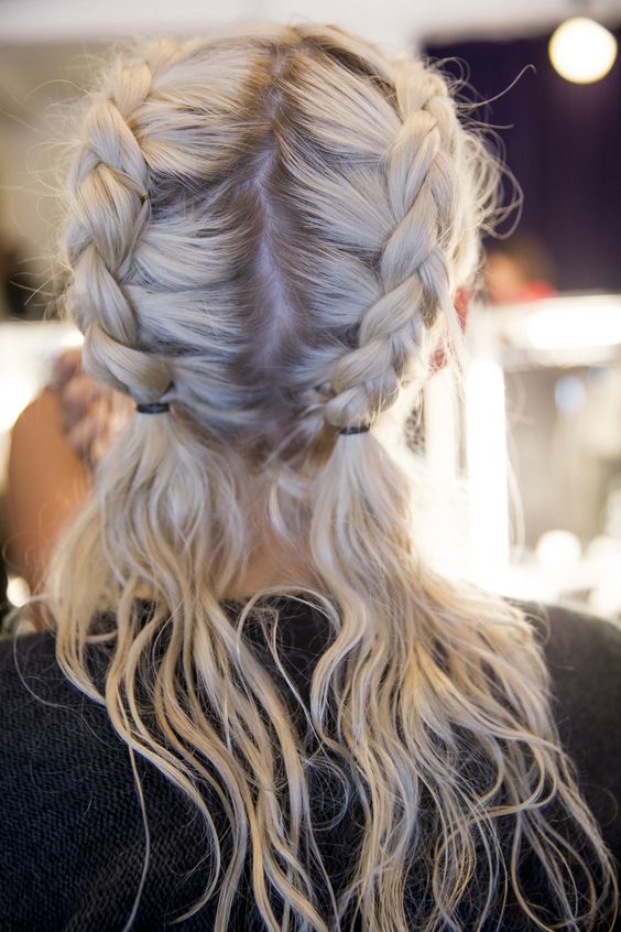 How To French Braid Your Own Hair From The Top - Perfect French Braid