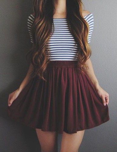 Cute Skirt Outfit 4