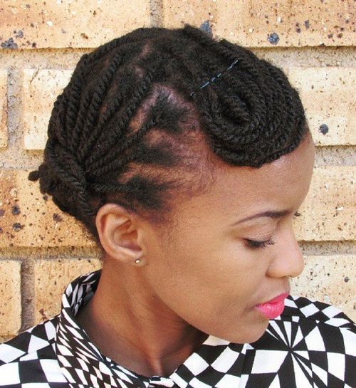 20 Cool Twisted Hairstyles For Natural Hair Styles Weekly