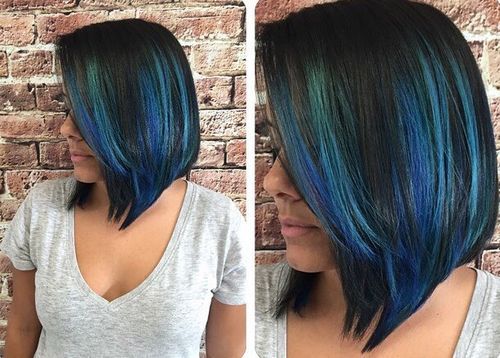 3. Blue Ombre Bob - wide 7